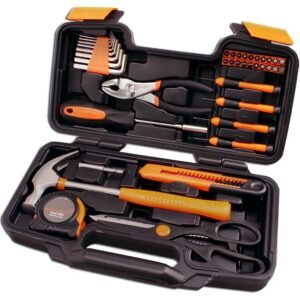 39-Piece Tool Kit - Ladies Hand Tool Set with Easy